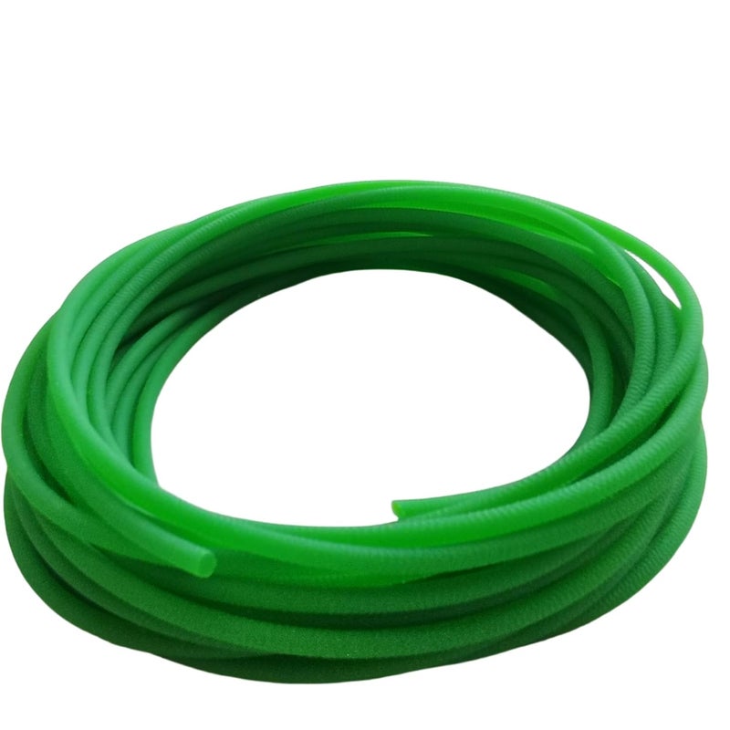 Zpcia PU Transmission Round Belt 16.4 Ft 6mm OD High-Performance Urethane Belting Green for Conveyor Bonding Machine Dryer - Image 1